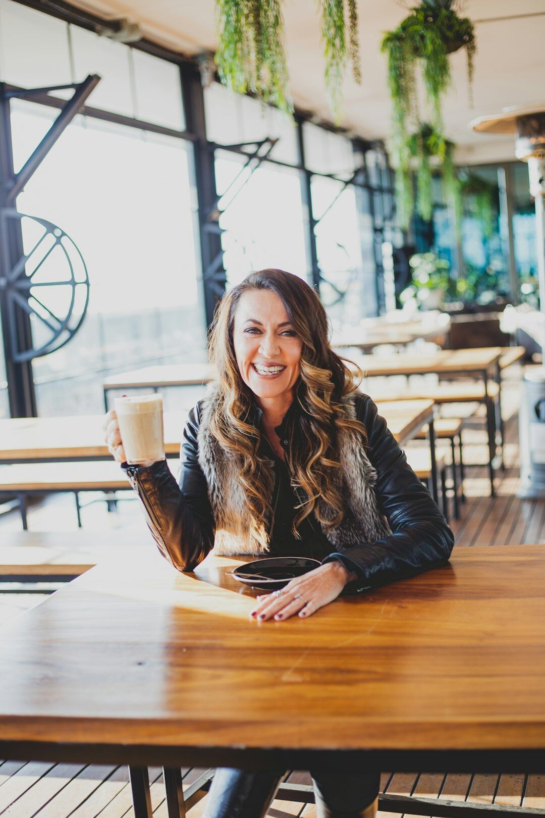 Portrait of a satisfied female marketing manager client