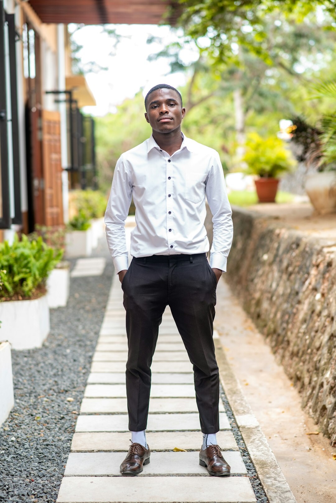 Portrait of a satisfied male corporate client